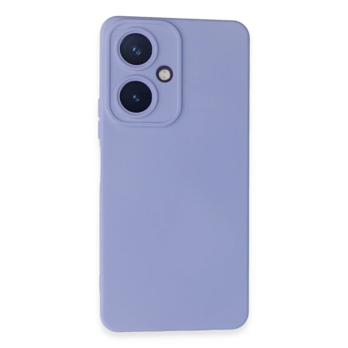 Newface Vivo Y27 Kılıf Nano içi Kadife Silikon - Lila