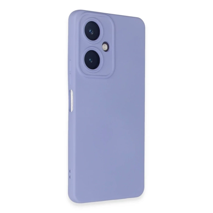 Newface Vivo Y27 Kılıf Nano içi Kadife Silikon - Lila