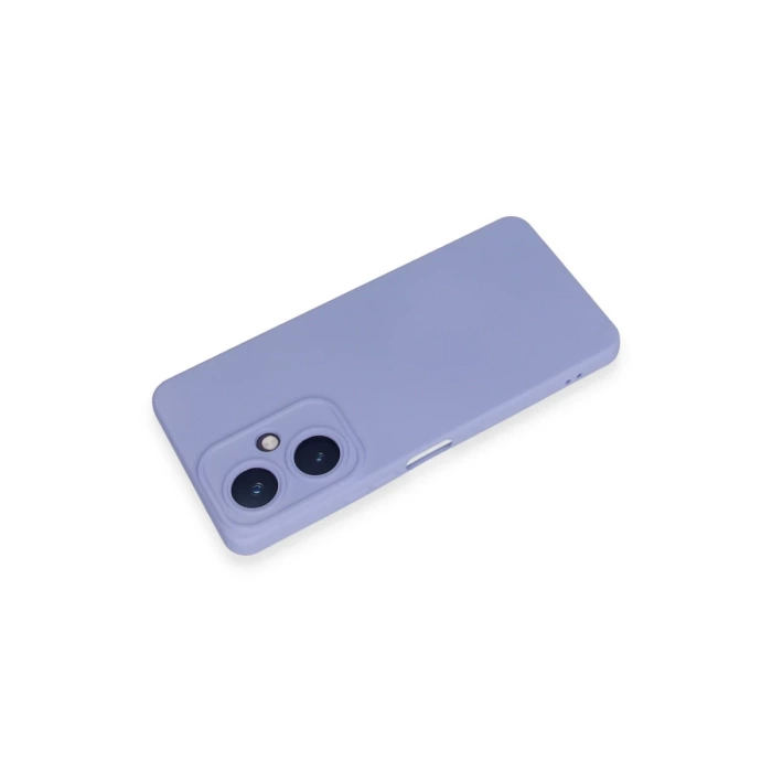 Newface Vivo Y27 Kılıf Nano içi Kadife Silikon - Lila