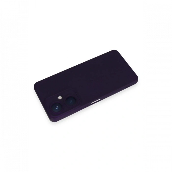 Newface Vivo Y27 Kılıf Nano içi Kadife Silikon - Mor