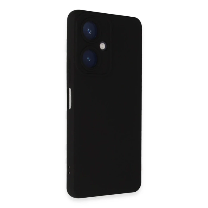 Newface Vivo Y27 Kılıf Nano içi Kadife Silikon - Siyah