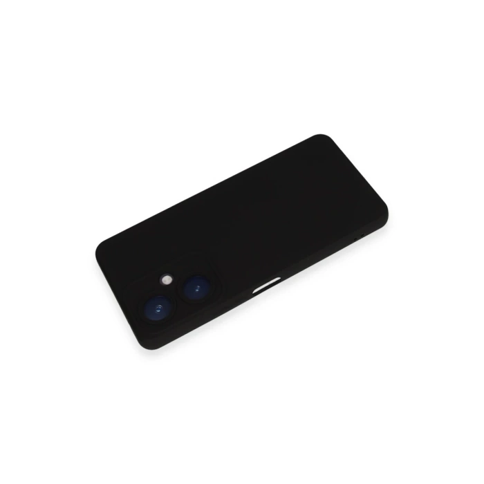 Newface Vivo Y27 Kılıf Nano içi Kadife Silikon - Siyah