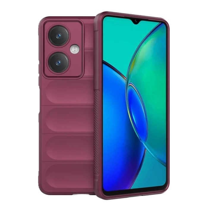 Newface Vivo Y27 Kılıf Optimum Silikon - Bordo