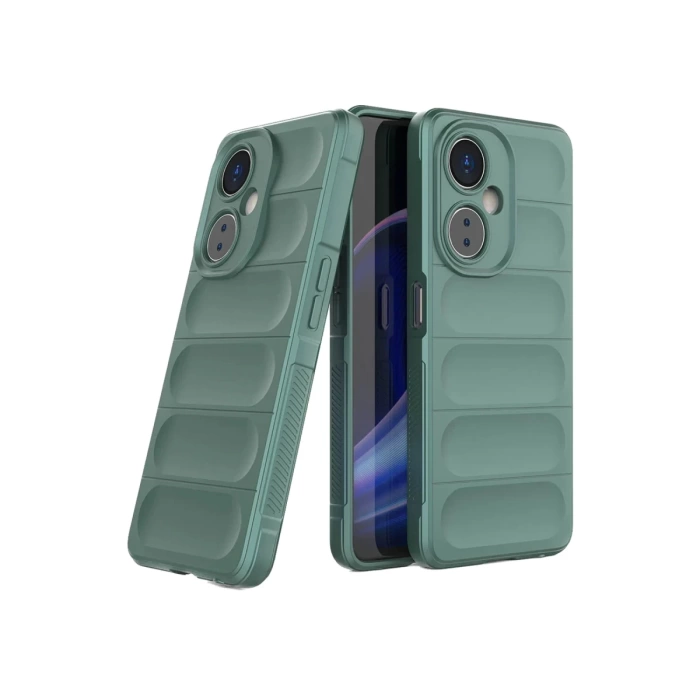 Newface Vivo Y27 Kılıf Optimum Silikon - Koyu Yeşil