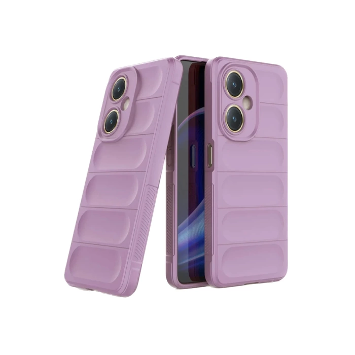 Newface Vivo Y27 Kılıf Optimum Silikon - Mor