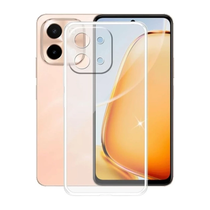 Newface Vivo Y28 Kılıf Lüx Şeffaf Silikon