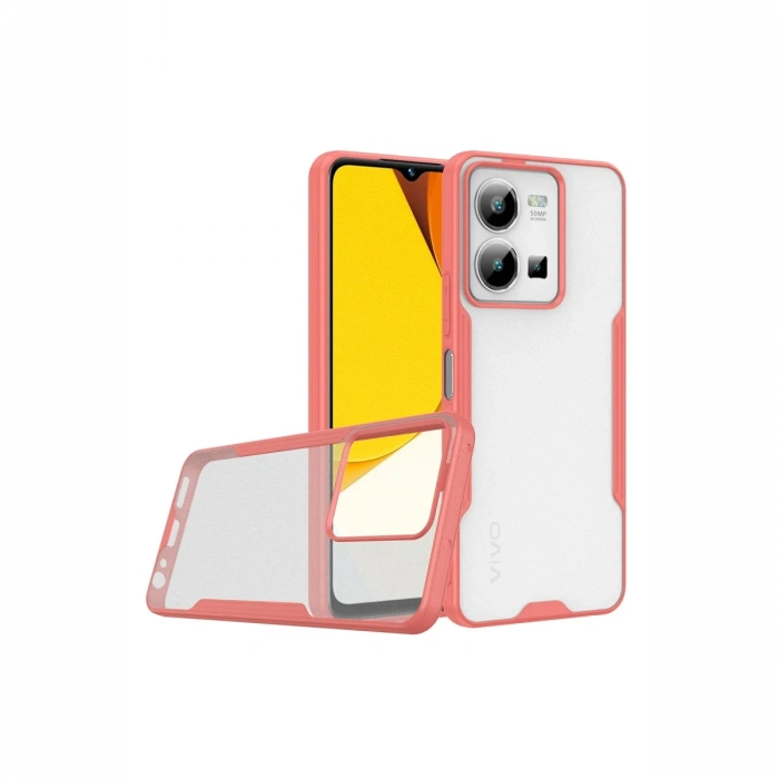 Newface Vivo Y35 Kılıf Platin Silikon