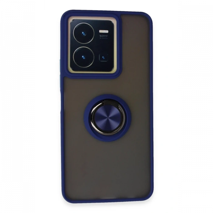 Vivo Y36 Kılıf Montreal Yüzüklü Silikon Kapak