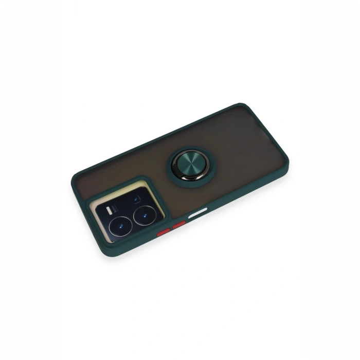 Vivo Y36 Kılıf Montreal Yüzüklü Silikon Kapak