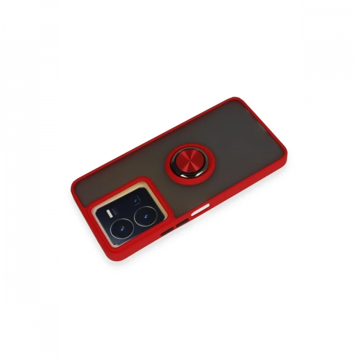 Vivo Y36 Kılıf Montreal Yüzüklü Silikon Kapak