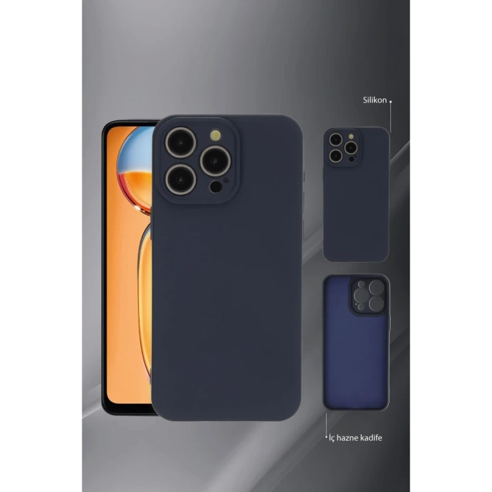 Newface Vivo Y36 Kılıf Nano içi Kadife Silikon