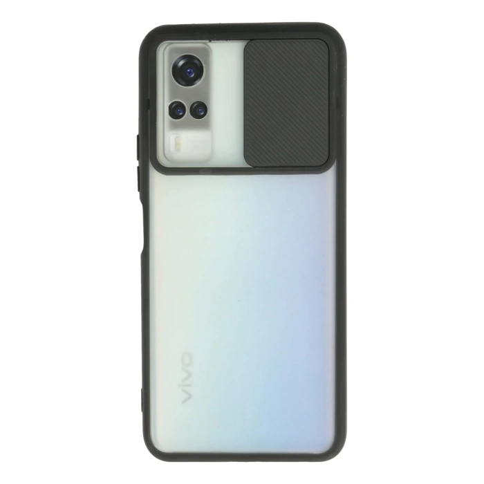 Newface Vivo Y53S Kılıf Palm Buzlu Kamera Sürgülü Silikon