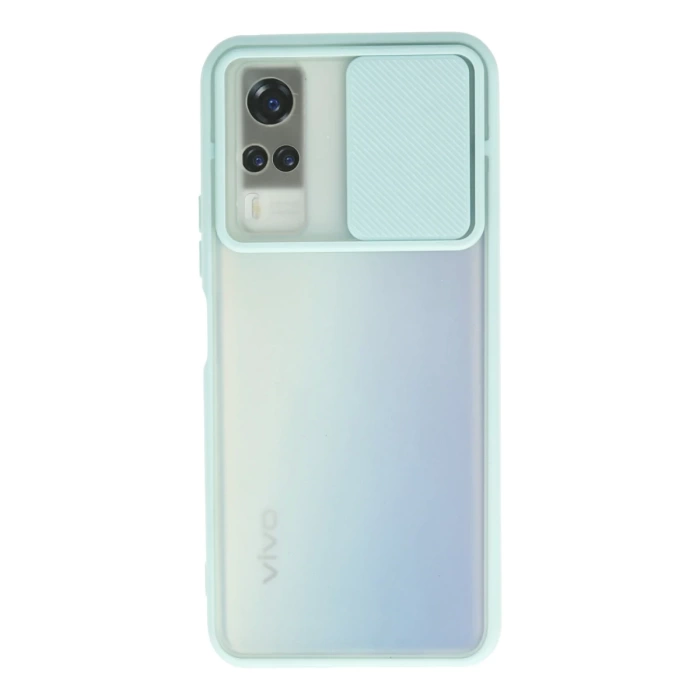 Newface Vivo Y53S Kılıf Palm Buzlu Kamera Sürgülü Silikon