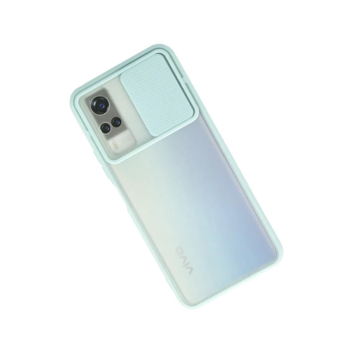 Newface Vivo Y53S Kılıf Palm Buzlu Kamera Sürgülü Silikon