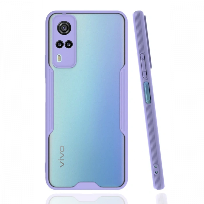 Newface Vivo Y53S Kılıf Platin Silikon