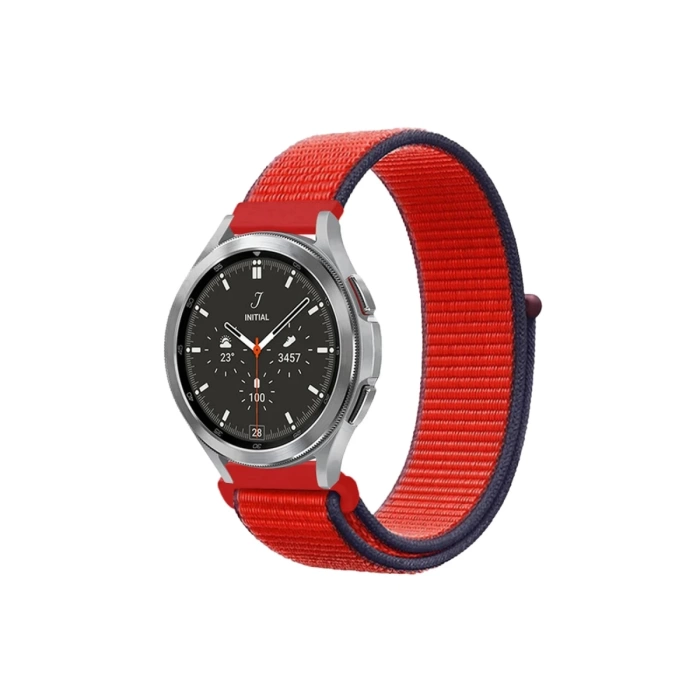 Newface Watch 22mm Hasırlı Cırtcırtlı Kordon