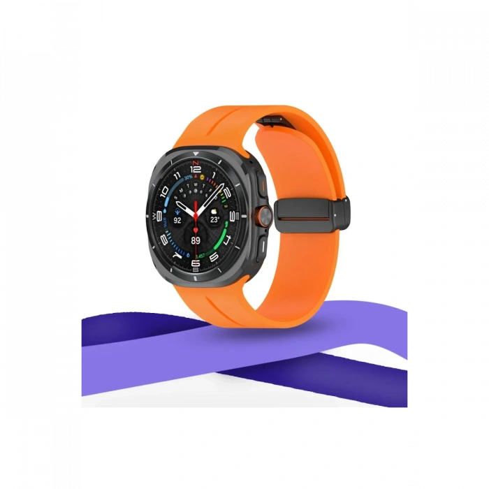 Newface Watch 7 Ultra KR418 Tender Silikon Kordon - Lacivert
