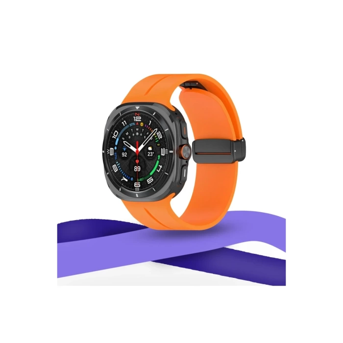 Newface Watch 7 Ultra KR418 Tender Silikon Kordon - Siyah
