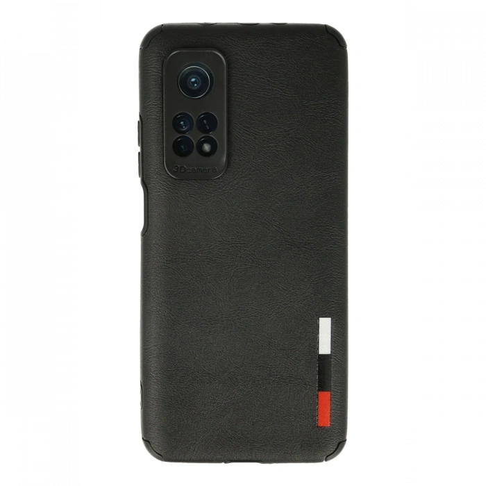 Newface Xiaomi Mi 10T Kılıf Loop Deri Silikon - Siyah