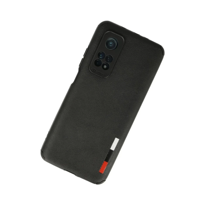 Newface Xiaomi Mi 10T Kılıf Loop Deri Silikon - Siyah