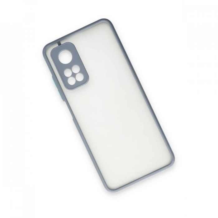 Xiaomi Mi 10T Kılıf Montreal Silikon Kapak - Gri