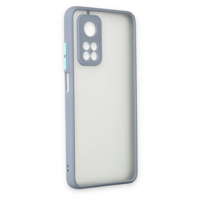 Xiaomi Mi 10T Kılıf Montreal Silikon Kapak - Gri