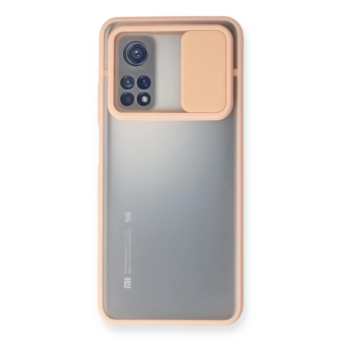 Newface Xiaomi Mi 10T Kılıf Palm Buzlu Kamera Sürgülü Silikon