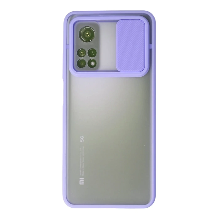 Newface Xiaomi Mi 10T Kılıf Palm Buzlu Kamera Sürgülü Silikon