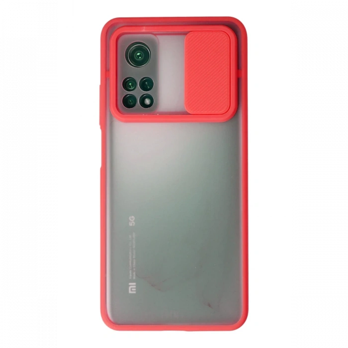 Newface Xiaomi Mi 10T Kılıf Palm Buzlu Kamera Sürgülü Silikon