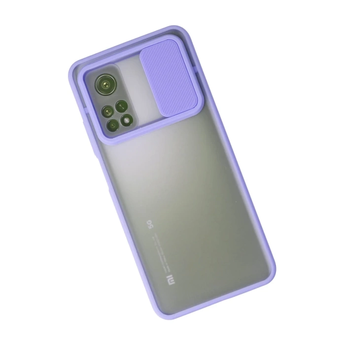 Newface Xiaomi Mi 10T Kılıf Palm Buzlu Kamera Sürgülü Silikon