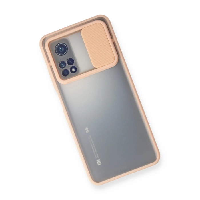 Newface Xiaomi Mi 10T Kılıf Palm Buzlu Kamera Sürgülü Silikon