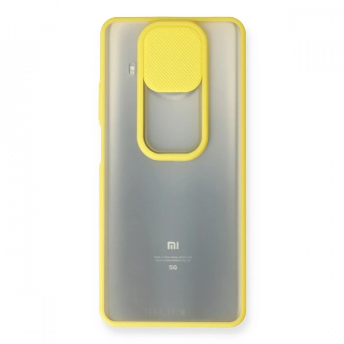 Newface Xiaomi Mi 10T Lite Kılıf Palm Buzlu Kamera Sürgülü Silikon
