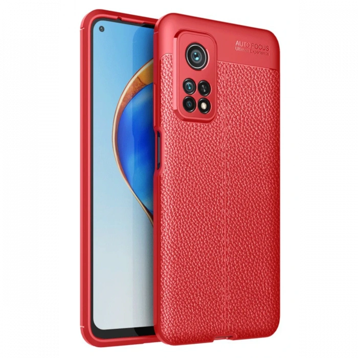 Xiaomi Mi 10T Pro Kılıf Auto Focus Kapak - Kırmızı