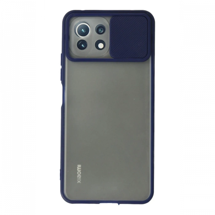 Newface Xiaomi Mİ 11 Lite Kılıf Palm Buzlu Kamera Sürgülü Silikon