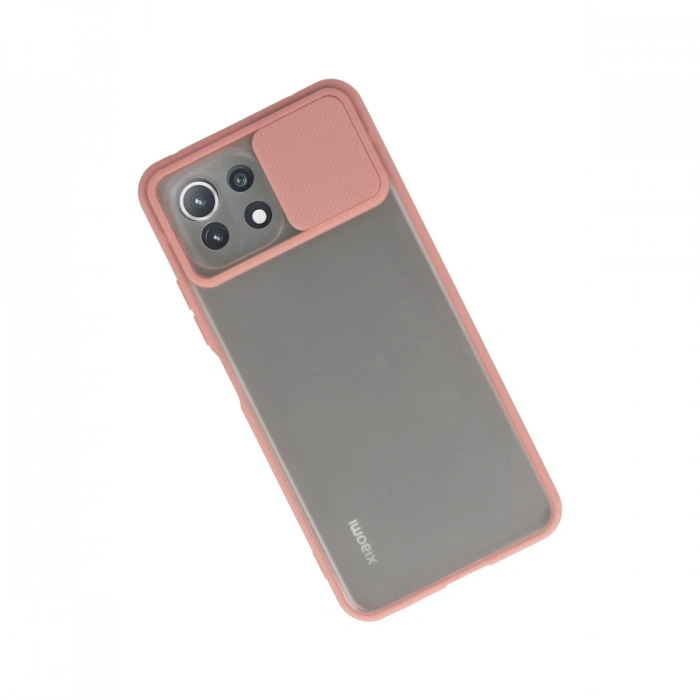 Newface Xiaomi Mİ 11 Lite Kılıf Palm Buzlu Kamera Sürgülü Silikon