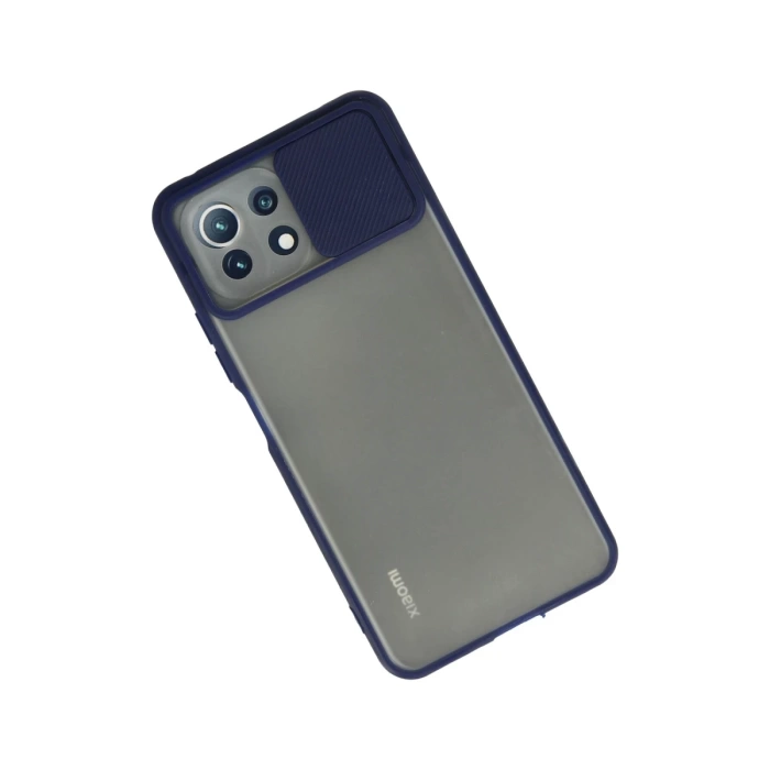 Newface Xiaomi Mİ 11 Lite Kılıf Palm Buzlu Kamera Sürgülü Silikon