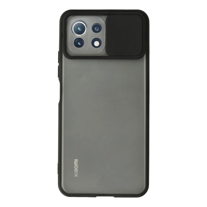 Newface Xiaomi Mİ 11 Lite Kılıf Palm Buzlu Kamera Sürgülü Silikon