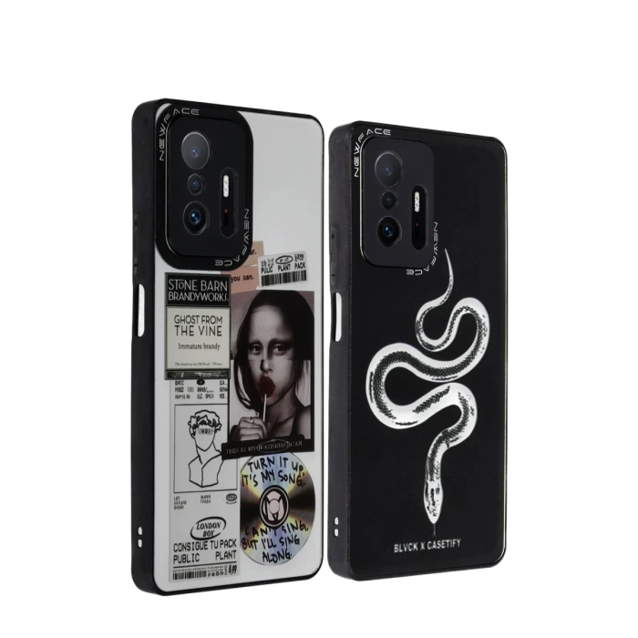 Newface Xiaomi Mi 11T Pro Kılıf Mirror Desenli Kapak - Mirror - 11