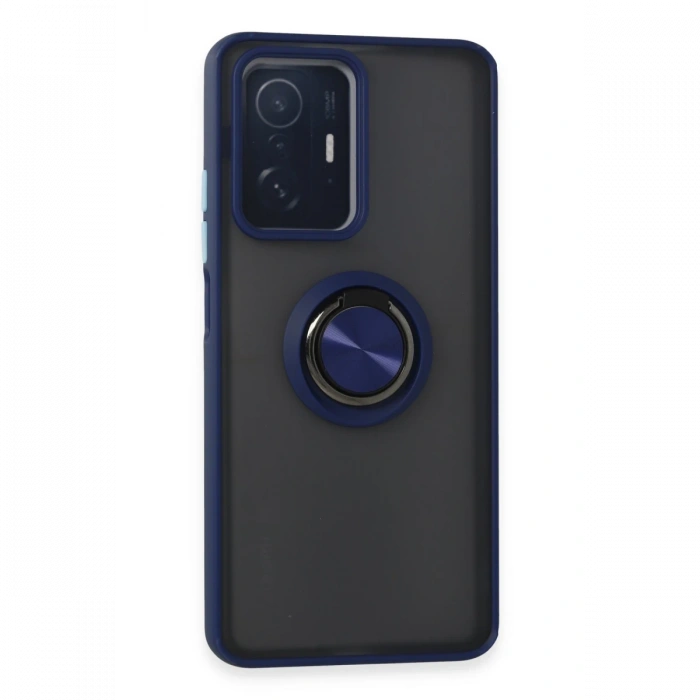Newface Xiaomi Mi 11T Pro Kılıf Montreal Yüzüklü Silikon Kapak