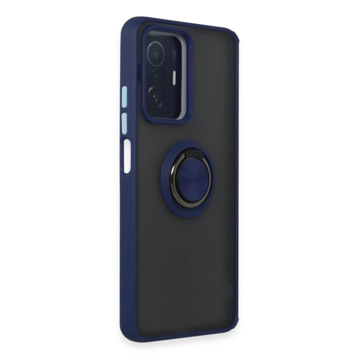 Newface Xiaomi Mi 11T Pro Kılıf Montreal Yüzüklü Silikon Kapak