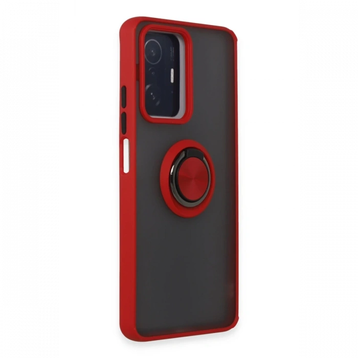 Newface Xiaomi Mi 11T Pro Kılıf Montreal Yüzüklü Silikon Kapak