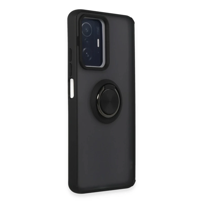 Newface Xiaomi Mi 11T Pro Kılıf Montreal Yüzüklü Silikon Kapak