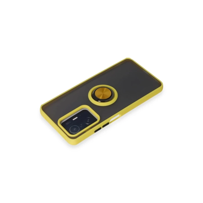 Newface Xiaomi Mi 11T Pro Kılıf Montreal Yüzüklü Silikon Kapak