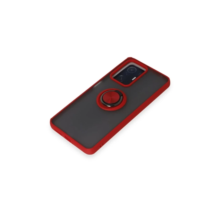 Newface Xiaomi Mi 11T Pro Kılıf Montreal Yüzüklü Silikon Kapak