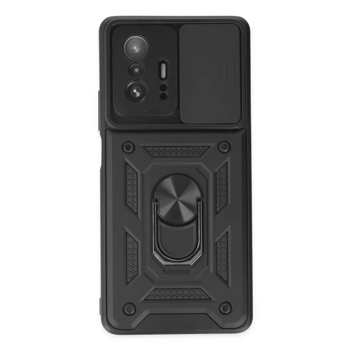Newface Xiaomi Mi 11T Pro Kılıf Pars Lens Yüzüklü Silikon