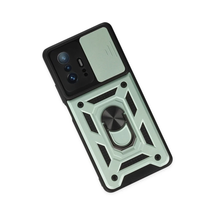 Newface Xiaomi Mi 11T Pro Kılıf Pars Lens Yüzüklü Silikon