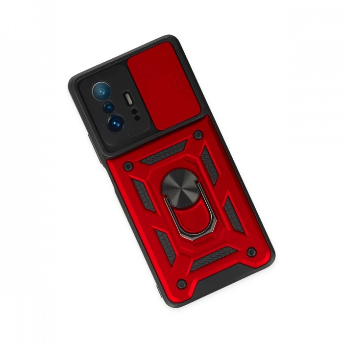 Newface Xiaomi Mi 11T Pro Kılıf Pars Lens Yüzüklü Silikon