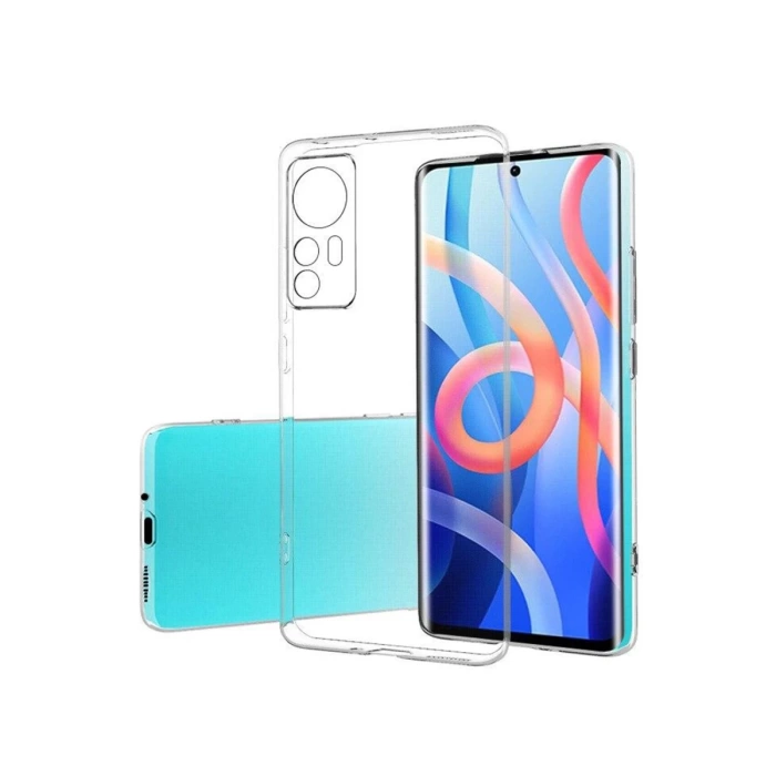 Newface Xiaomi Mi 12 Kılıf Lüx Şeffaf Silikon