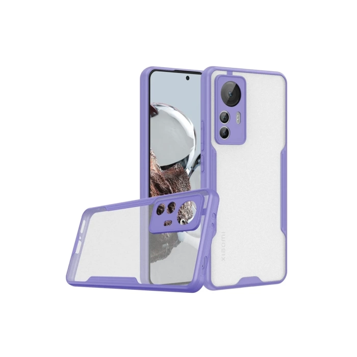Newface Xiaomi Mi 12T Kılıf Platin Silikon