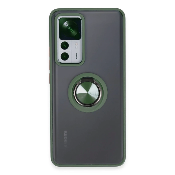 Newface Xiaomi Mi 12T Pro Kılıf Montreal Yüzüklü Silikon Kapak